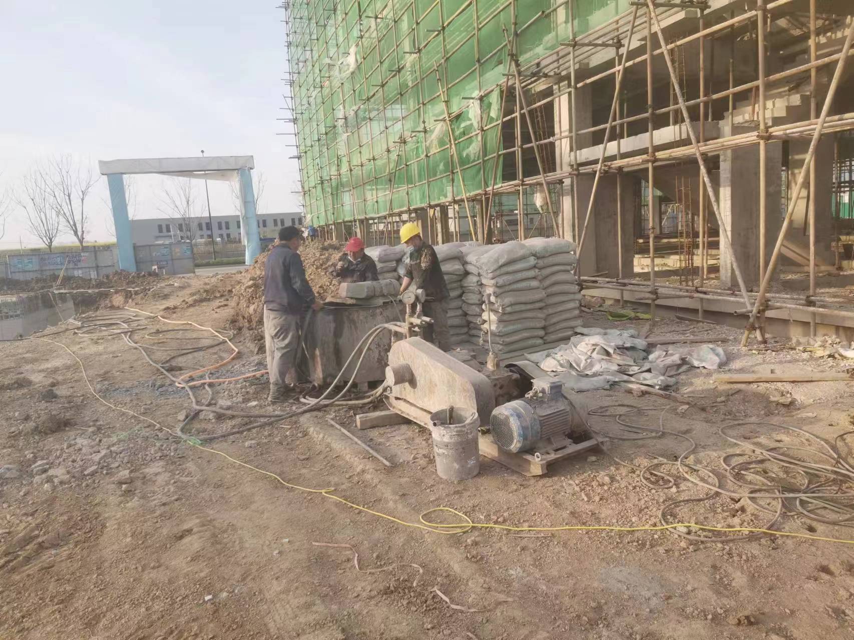 日土别墅下沉注浆